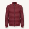 Down bomber jacket with knit details - Image 4