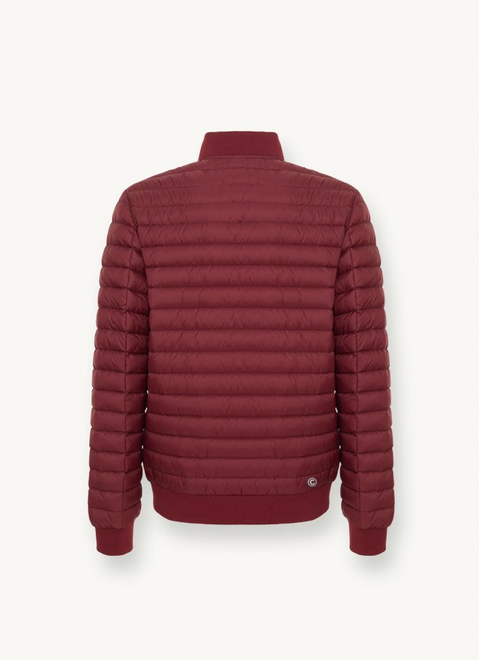 Down bomber jacket with knit details - Image 5