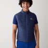 Lightweight gilet with smooth parts