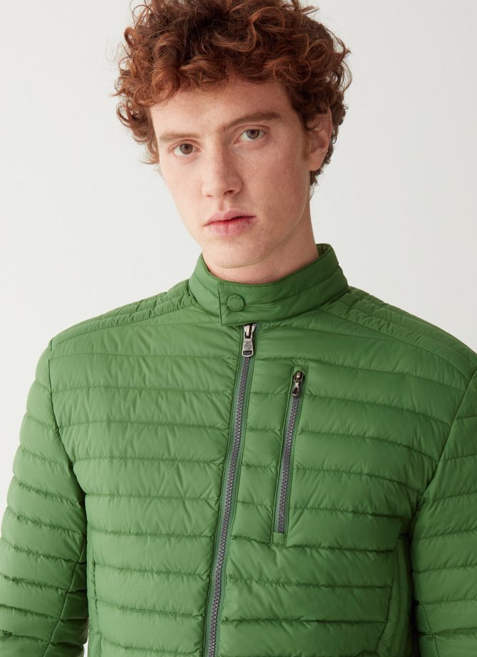Down biker jacket - Image 2