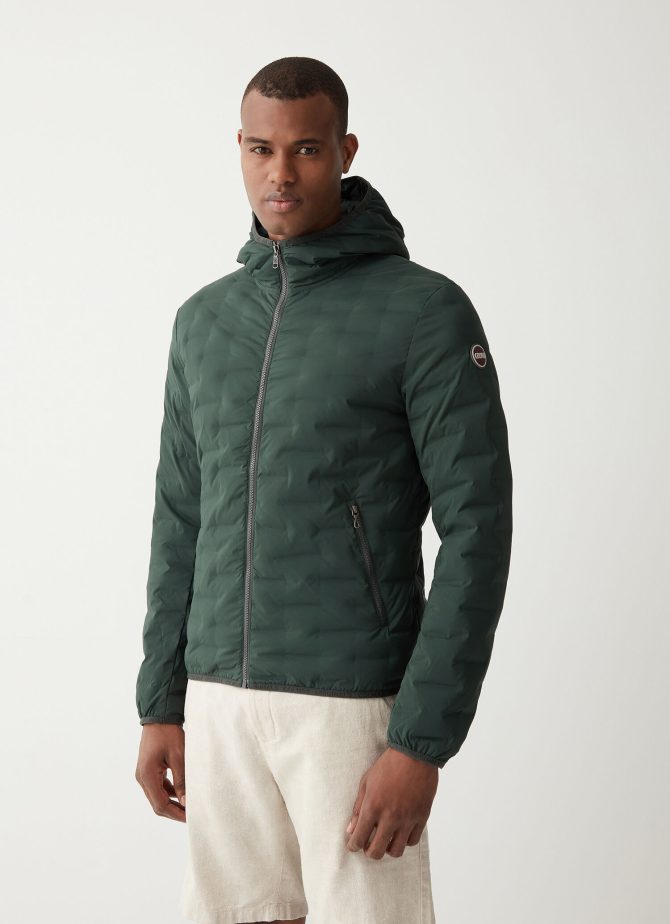 Quilted jacket with hood - Image 2