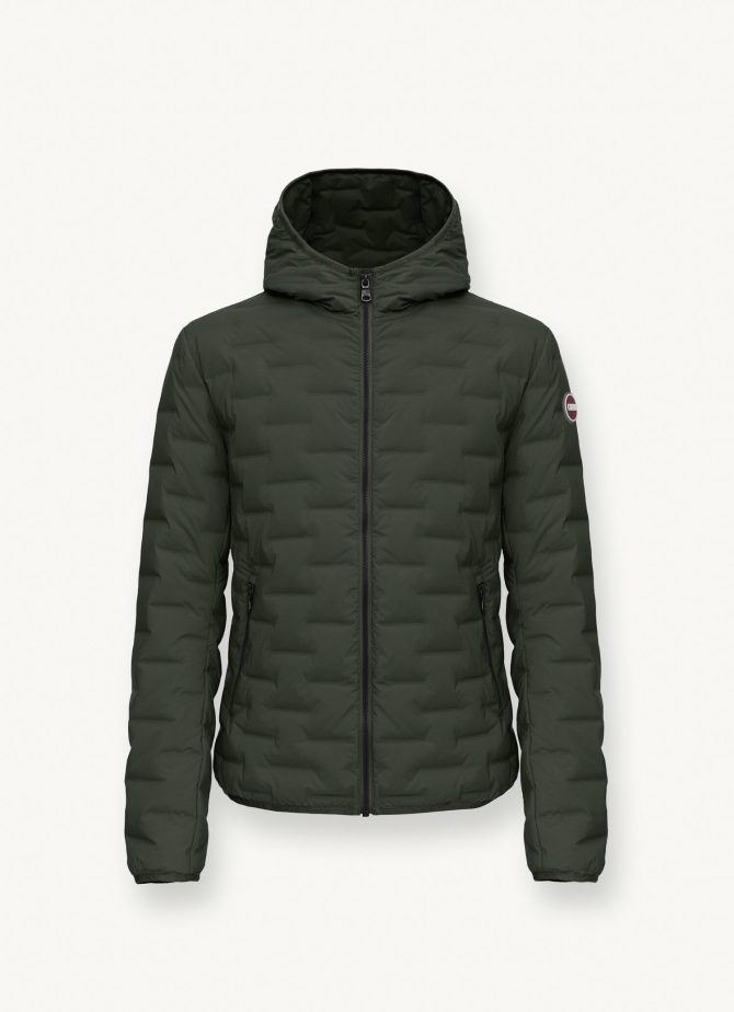 Quilted jacket with hood - Image 4