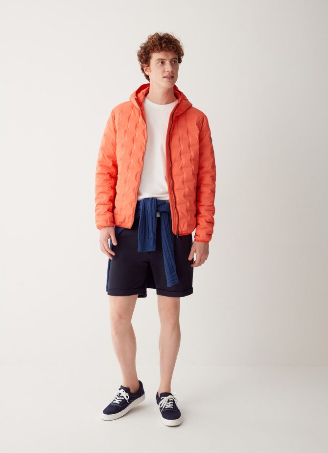 Quilted jacket with hood - Image 2