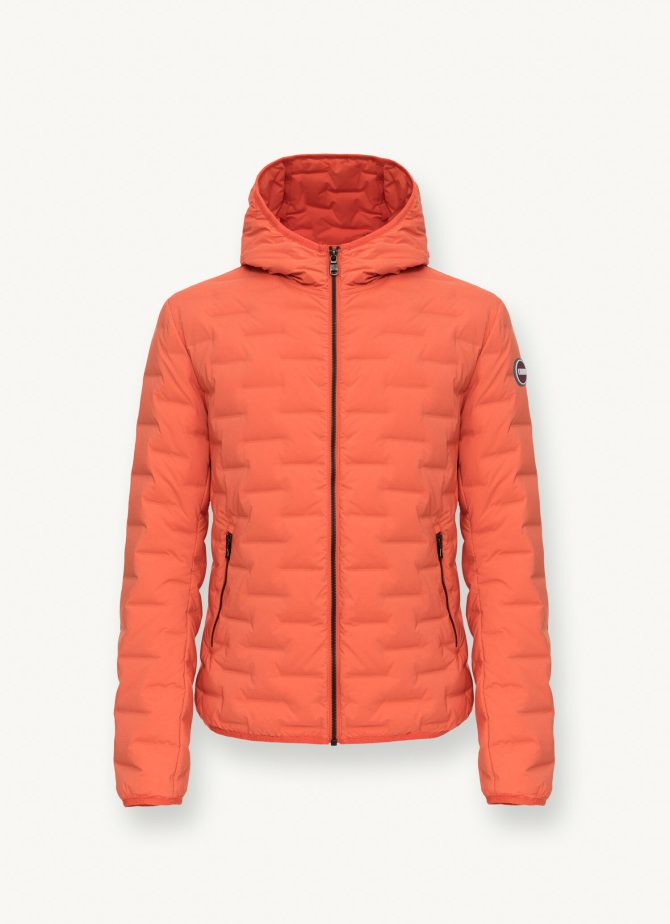 Quilted jacket with hood - Image 4