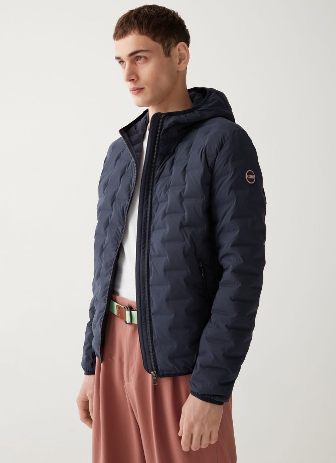 Quilted jacket with hood - Image 2