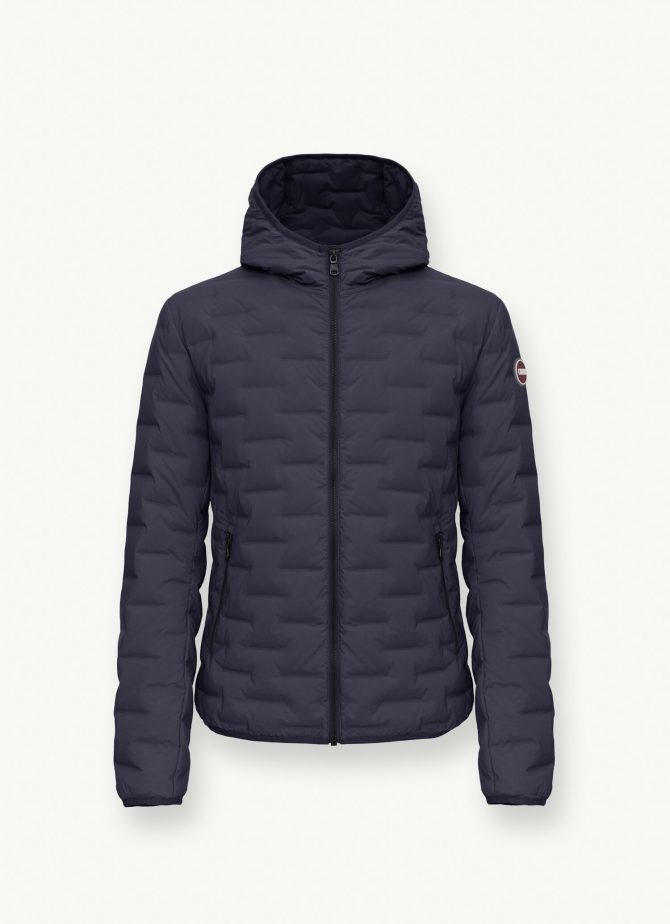 Quilted jacket with hood - Image 4