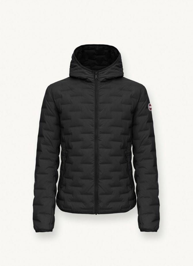 Quilted jacket with hood - Image 4
