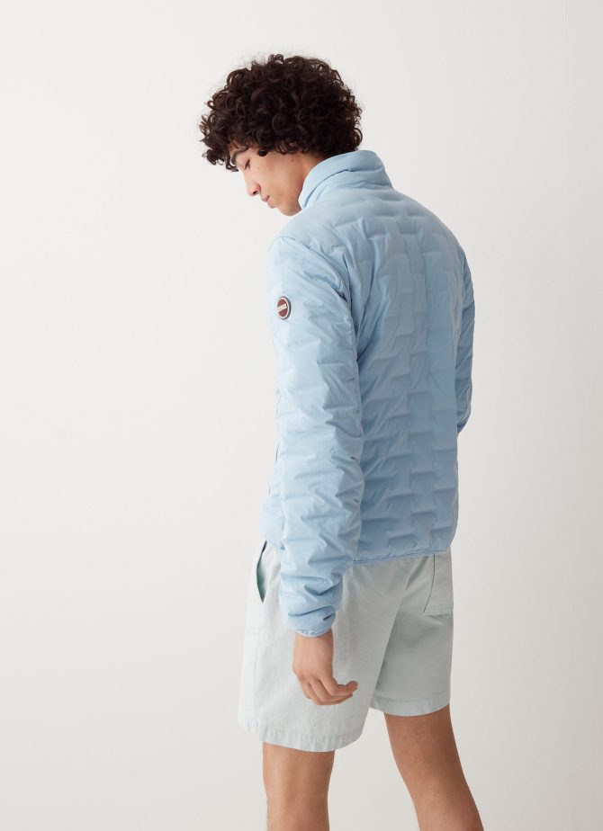 Quilted jacket with padded collar - Image 3