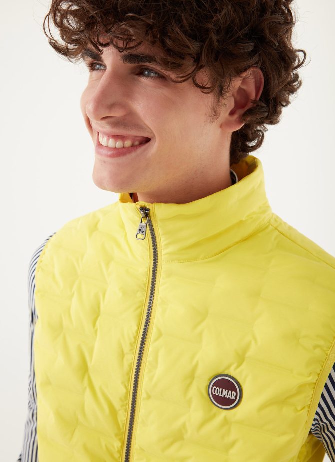 Quilted down gilet