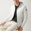 Sporty hooded downjacket