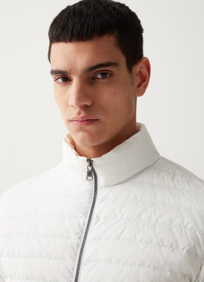 Sporty down jacket with padded collar - Image 2