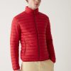 Sporty down jacket with padded collar - Image 2