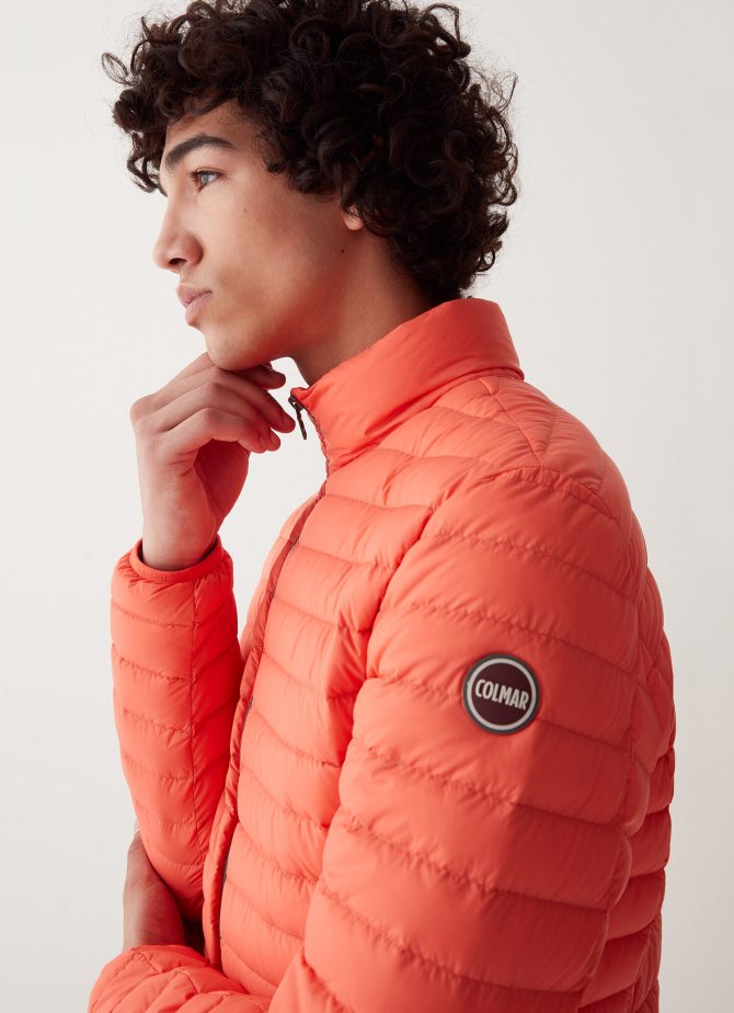 Sporty down jacket with padded collar - Image 3