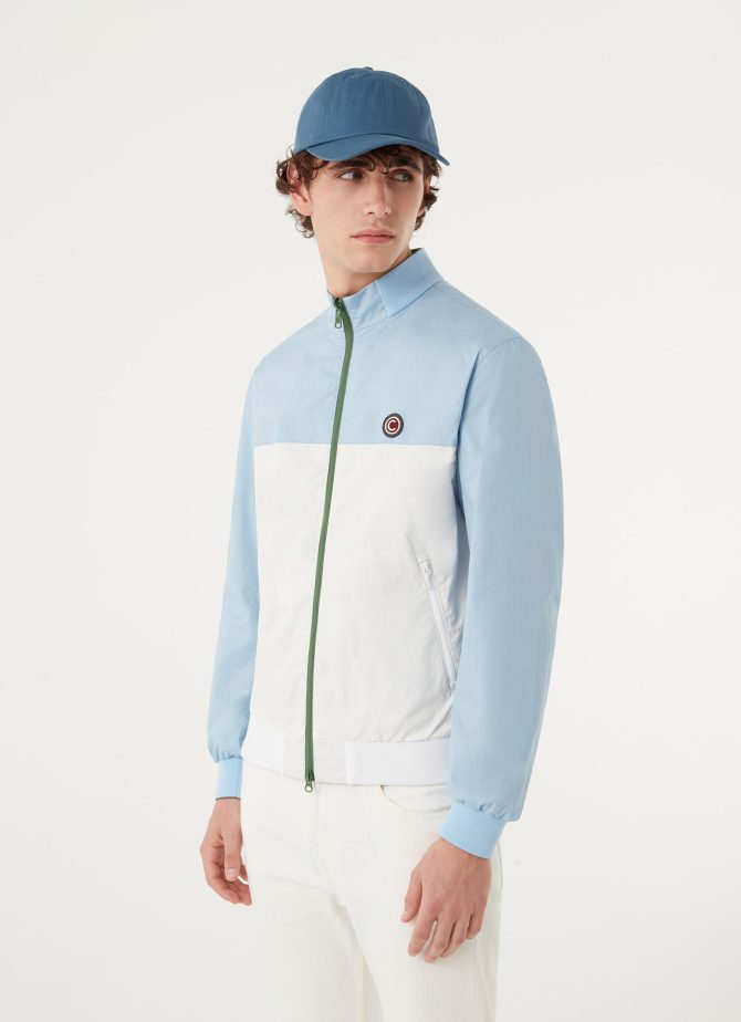Reversible colour block bomber jacket - Image 3