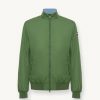 Reversible colour block bomber jacket - Image 6