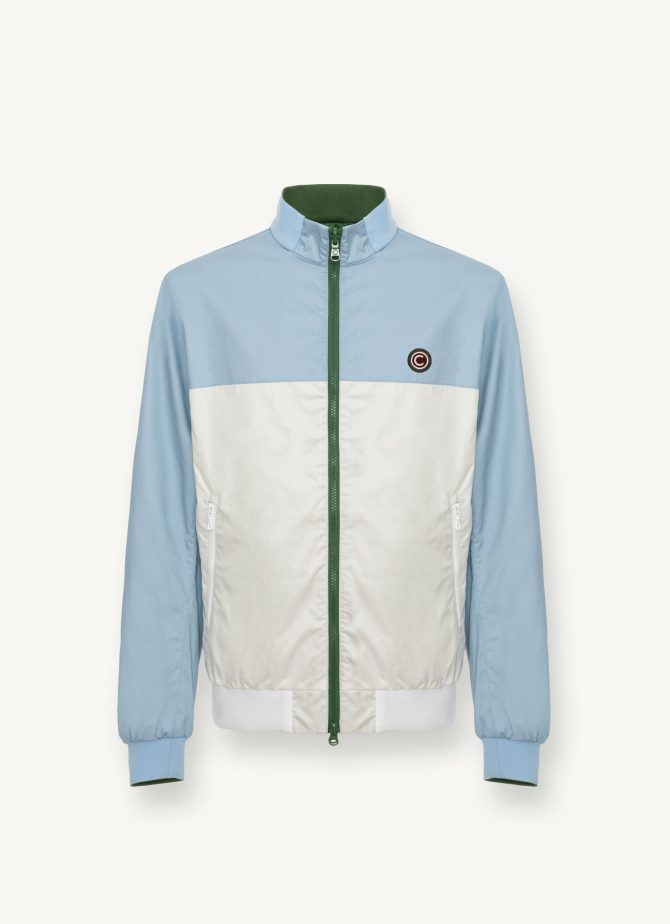 Reversible colour block bomber jacket - Image 4