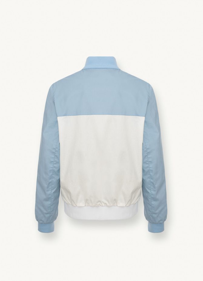 Reversible colour block bomber jacket - Image 5