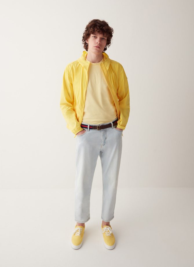 Unlined stretch jacket with hood - Image 3