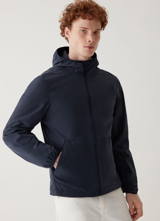 Unlined stretch jacket with hood - Image 2
