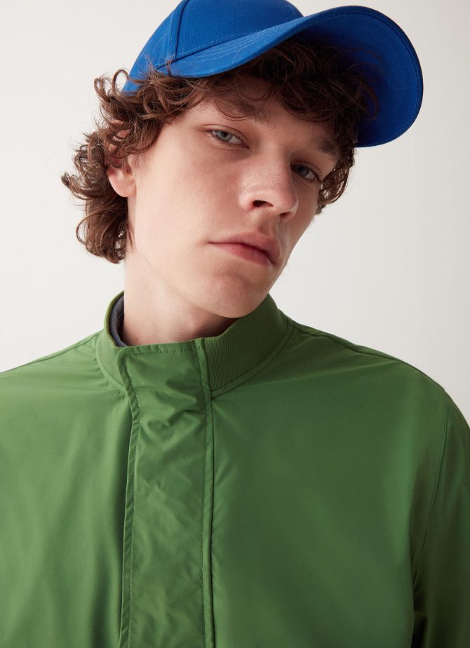 Unlined stretch jacket with buttons - Image 3