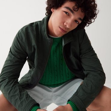 Crumpled effect 3L jacket