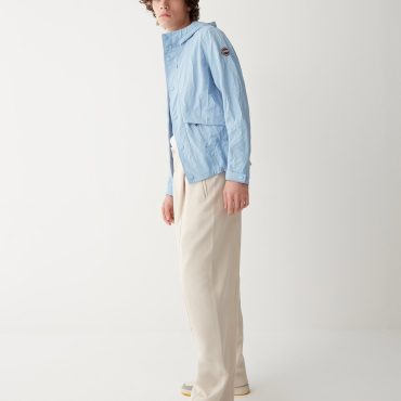 Crumpled effect 3L jacket