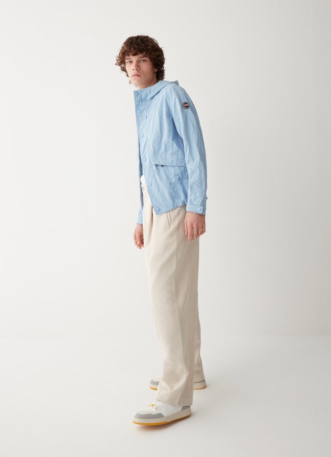 Crumpled effect 3L jacket