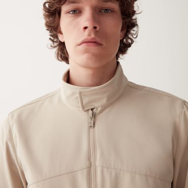 Recycled Essentials biker jacket