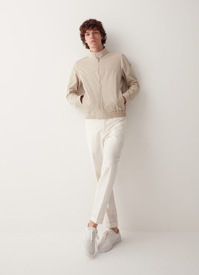 Recycled Essentials biker jacket - Image 2
