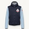 Colour block Varsity cotton jacket - Image 4