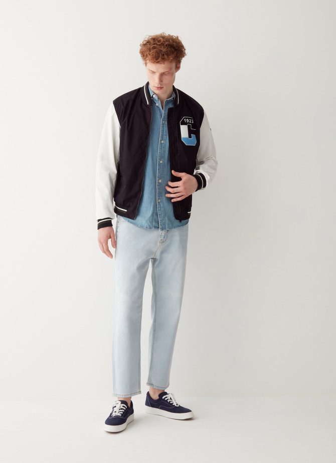 Varsity colour-block cotton bomber jacket - Image 2