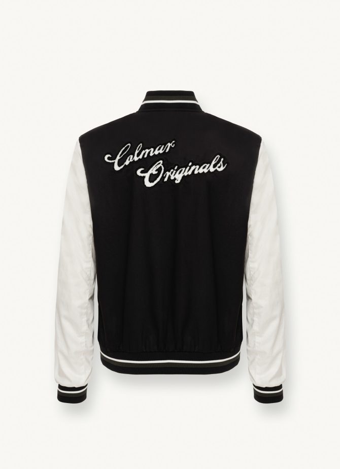 Varsity colour-block cotton bomber jacket - Image 5