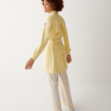 Softshell trench coat