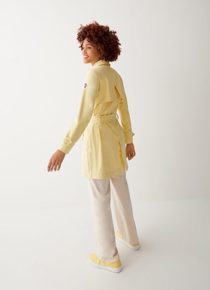 Softshell trench coat