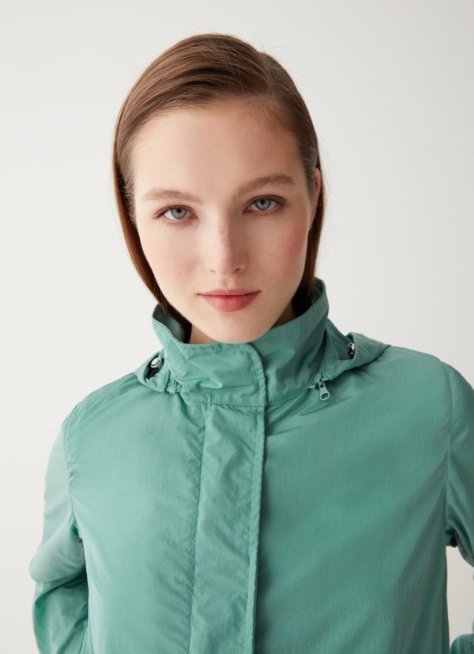 Crinkle jacket with detachable hood - Image 3