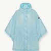 Crinkle fabric cape with hood - Image 4