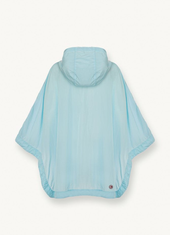 Crinkle fabric cape with hood - Image 5