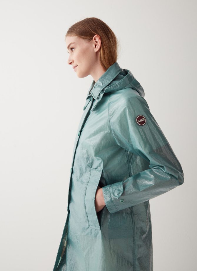 Oilskin jacket with detachable hood - Image 3