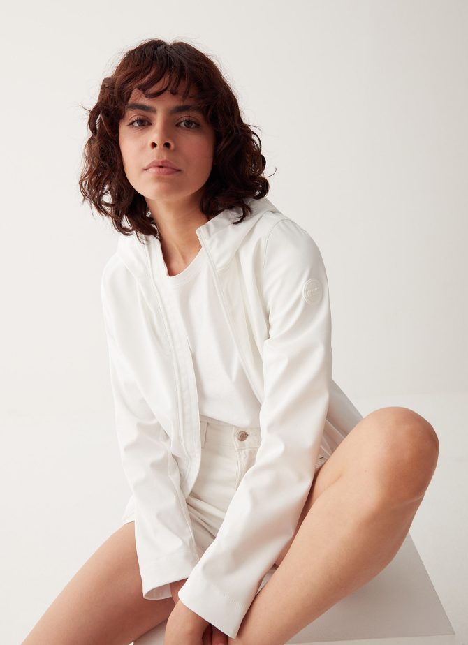 Recycled Essentials jacket with fixed hood - Image 3