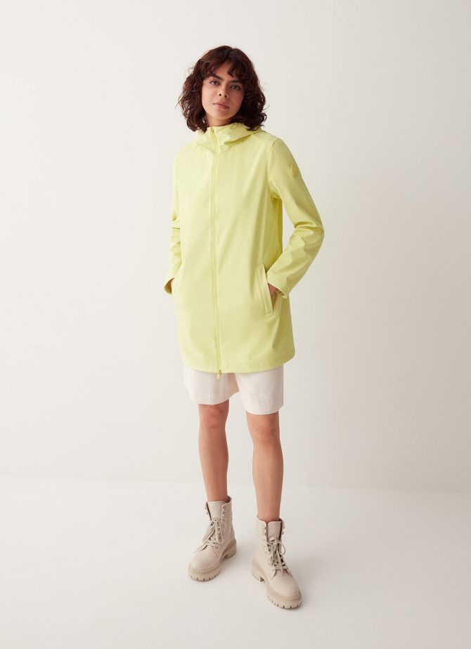 Recycled Essentials coat with hood - Image 2