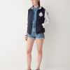 Colour block Varsity cotton jacket - Image 2
