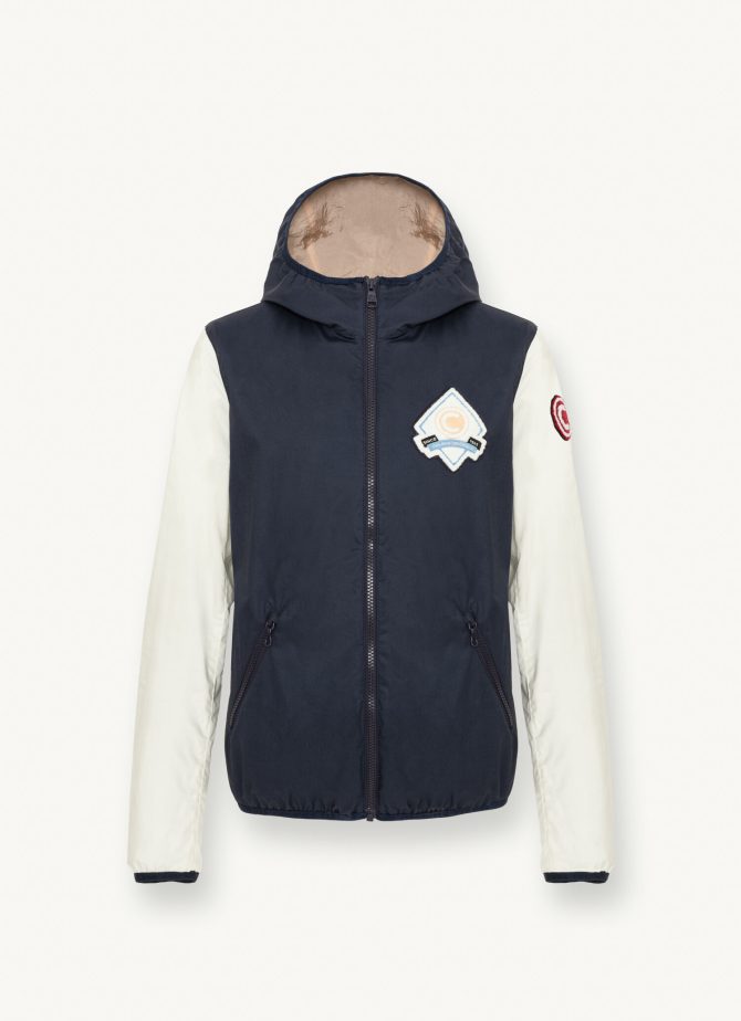 Colour block Varsity cotton jacket - Image 4