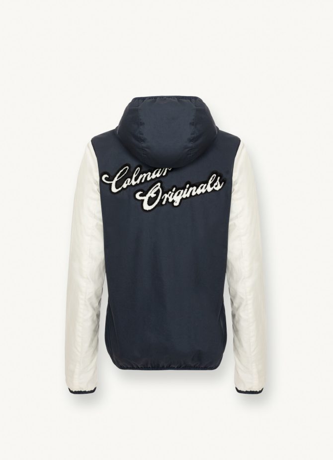 Colour block Varsity cotton jacket - Image 5
