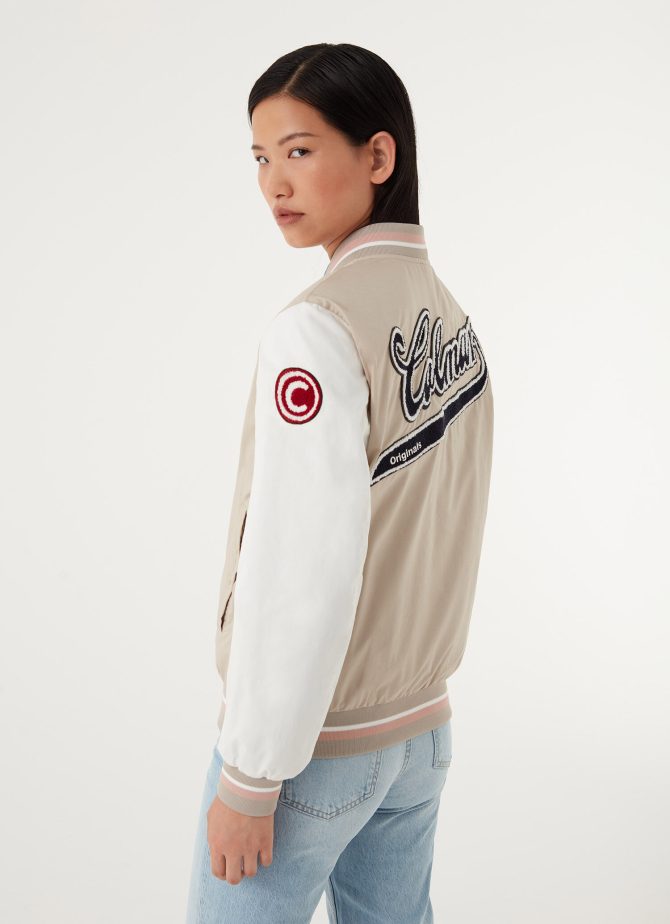 Varsity colour-block cotton bomber jacket - Image 2