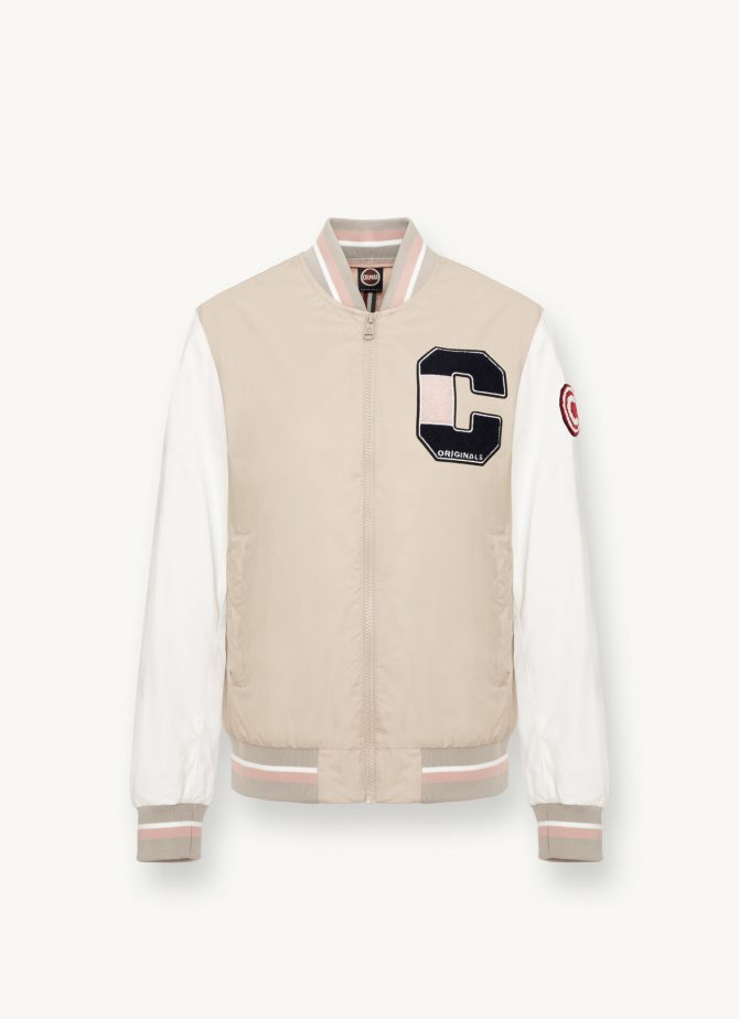 Varsity colour-block cotton bomber jacket - Image 4