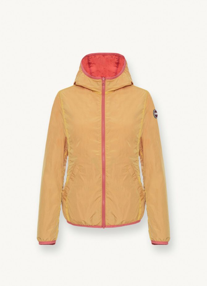 Reversible crinkle jacket with hood - Image 6
