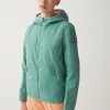 Reversible crinkle jacket with hood - Image 3