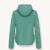 Reversible crinkle jacket with hood - Image 5