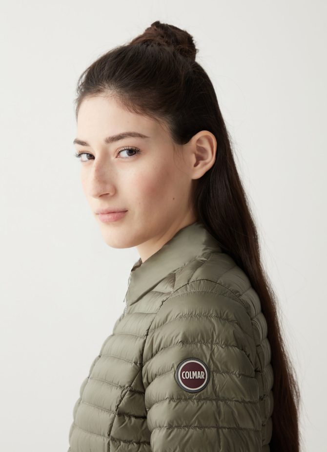 Rounded hem down jacket - Image 3