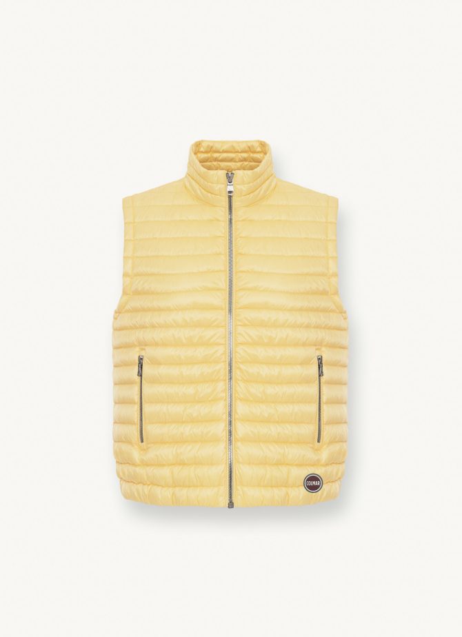 Down gilet with drawstring at the bottom - Image 4